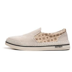 Дышащие, сбалансированные, легкие низкие повседневные мужские туфли RENBEN, Beige