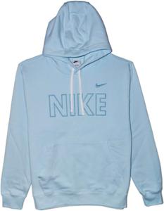 Толстовка с капюшоном Nike Sportwear Club Fleece Outline, Glacier Blue 474