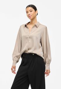 Блуза VILA VIENNA RAVENNA BALOON, Cement/Beige