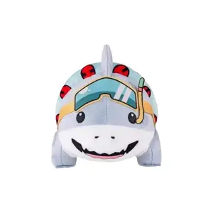 Милые креативные плюшевые куклы Jeff Shark с высунутым языком, высота 20 см BANLI