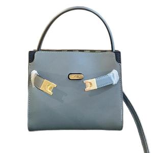 Сумка кросс-боди мини Lee Radziwill из телячьей кожи женская светло-голубая TORY BURCH