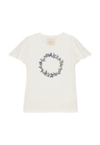 Футболка Creamie Print T-shirt, Cloud/Off-White