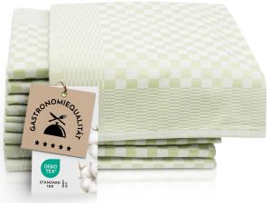Чайные полотенца набор  Zollner, зеленый