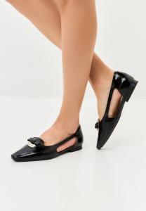Балетки FLATS – BOW DETAIL Cesare Gaspari, черный