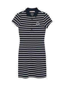 Платье до колена Polo Club, темно-синий