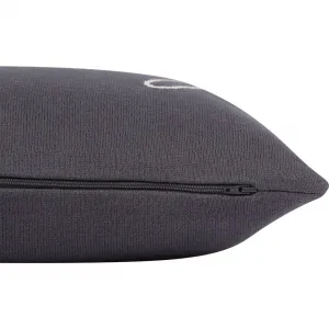 Декоративная подушка Family из высококачественного хлопка, наволочка без наполнителя, 1 штука Tom Tailor Home, Anthrazit/dunkelgrau/grau + gemustert