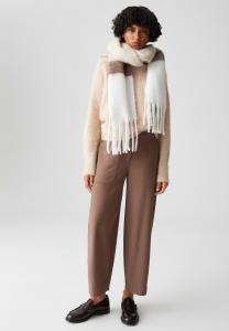 Шарф OPUS SOFT FRINGE, Macadamia/Beige