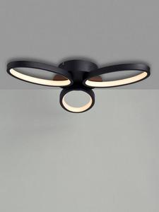 Светодиодный потолочный светильник Ovals Semi Flush John Lewis, Black