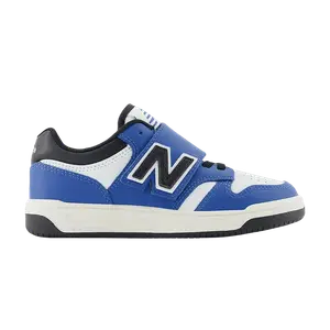 Кроссовки New Balance 480 Hook & Loop Little Kid Wide 'Blue Agate', синий