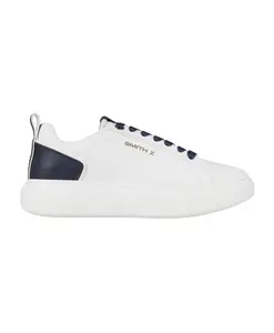 Туфли Stone Uomo на белом и синем каблуке Alexander Smith, белый