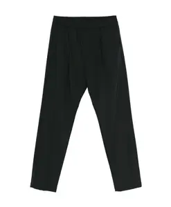 Стильные тканые брюки-чинос с завязками Paul & Shark, черный