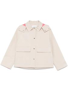 Куртка Yves Salomon со съемным капюшоном, нейтральный