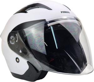 Шлем мотоциклетный открытый PM-768 PITMOTO Open-Face, белый
