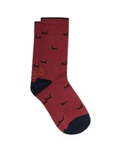 Короткие носки с принтом «такса» и простой пяткой и носком Kiff-Kiff, розовый