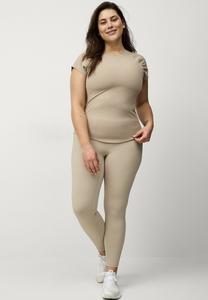 Базовая футболка Ellos Collection, бежевый