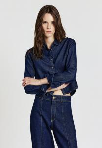 Блуза Calliope Button-down blouse, Blu Denim Scuro/Blue Denim
