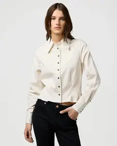 Женская рубашка с пеплумом Wrangler, бежевый