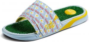 Мужские сандалии REEF Mulligan слайд, стелька из искусственной травы, пятка с подушкой для гольф-мяча, 9 Breakfast Ball