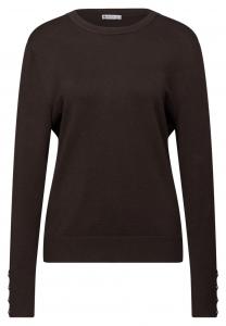 Свитер STREET ONE, темно-коричневый