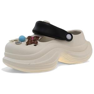 Craftsman gang Клоги женские черно-белые, цвет Black White