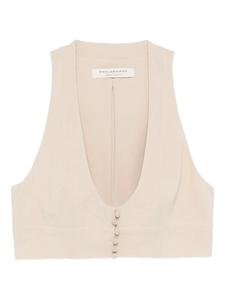 Топ на пуговицах Philosophy Di Lorenzo Serafini, нейтральный