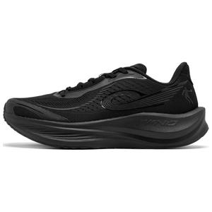 QIAODAN Кроссовки мужские Strong Wind 3TR с низким верхом, цвет: черный, молниеносный, серый