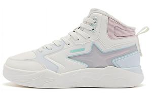 Кеды, скейтборд обувь женская средняя высота зеленый Qiaodan