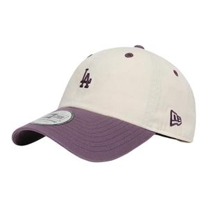 New Era Хлопковая бейсболка унисекс фиолетовая