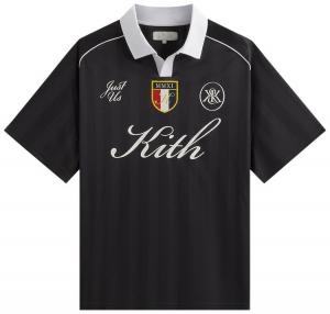Топ Kith Shadow Stripe Marcel Soccer Top 'Black', черный