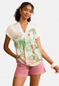 Футболка с принтом REGULAR FIT Love & Roses, белый