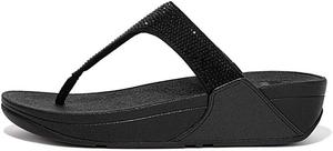 Женские сандалии Fitflop Lulu Crystal, черный