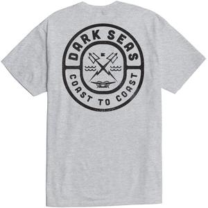 Мужская футболка с пуговицами и карманом Dark Seas, Heather Graphite