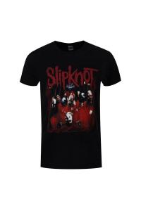 Футболка с полосой в рамке Slipknot, черный