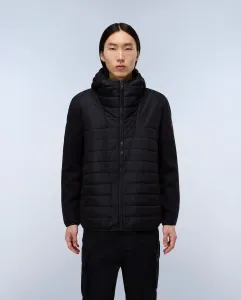 Мужская черная трикотажная куртка на молнии Napapijri