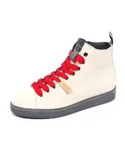 Белые замшевые туфли средней высоты Panchic, белый