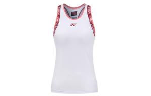 Yonex Спортивная рубашка без рукавов женские, белый, красные, 114 других расцветок