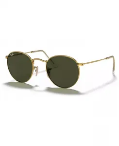 Унисекс-солнцезащитные очки, RB3447 ROUND METAL Ray-Ban, золотой