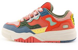 Абразивостойкие низкие скейтерские кроссовки Unisex Red Pink Kappa, цвет Exotic Pink/Chalcedony Pink/Koi Red-5210