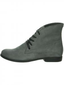 Think! Кожаные кроссовки серого цвета