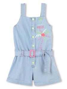 Billieblush ромпер с вышивкой, синий