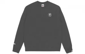 Свитшот мужской с круглым вырезом утолщенный Regular Aape, gyx/серый