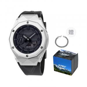 Унисекс часы CASIO серии с двойным дисплеем жидкокристаллическим/аналоговым черные