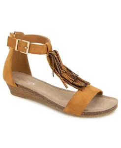 Женские сандалии Glytoni на платформе с закругленным носком Kenneth Cole Reaction, коричневый/бежевый