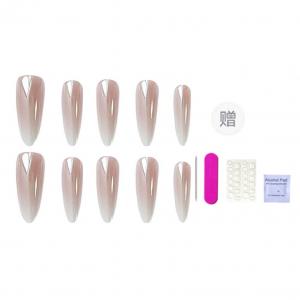 ORANOT Электрохимическое покрытие градиент таро кошачий глаз мягкий прозрачный розовый носимый доспех заостренный кокетка instagram стиль 24mm