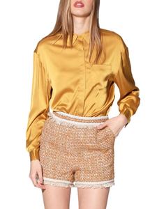 Шорты Laken High Rise Walter Baker, цвет Honey Tweed