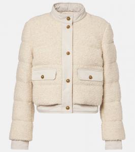 Блейнди твидовая пуховая куртка Moncler