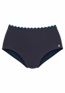 Плавки бикини LASCANA Highwaist, цвет navy türkis