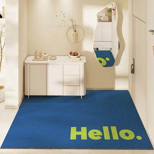 Dajiang Ковер 45x75 см для прихожей, шелковая петля, противоскользящий, для улицы и дома, удаление песка