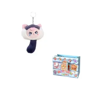 Фантазийный эльф пищащий плюшевый кулон 15см высота MORTEN SOLUM, белый