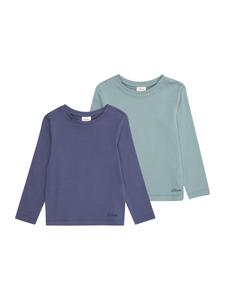 Рубашка s.Oliver, темно-синий/нефритовый